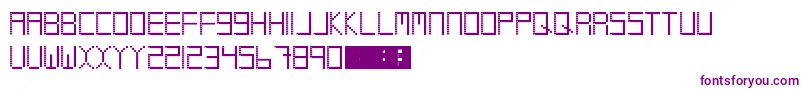 Coolio Font – Purple Fonts on White Background