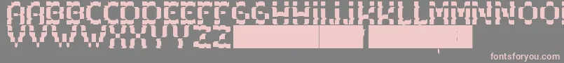 More about Acacia Font Acacia Font – Pink Fonts on Gray Background