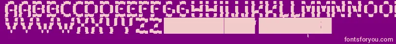 More about Acacia Font Acacia Font – Pink Fonts on Purple Background