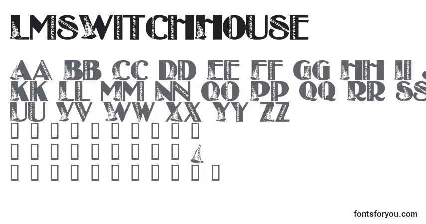 LmsWitchHouse-fontti – aakkoset, numerot, erikoismerkit