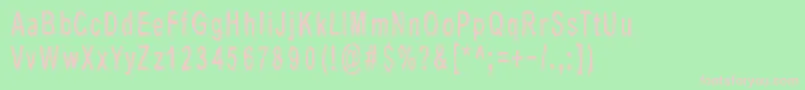 LastLivingSoulsShadow Font – Pink Fonts on Green Background