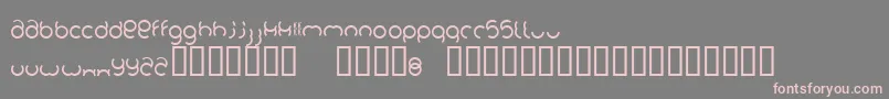 Foob Font – Pink Fonts on Gray Background