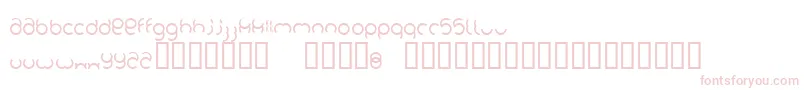 Foob Font – Pink Fonts on White Background