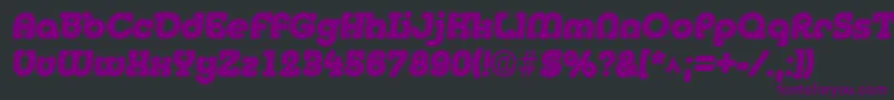 MedflyBlack Font – Purple Fonts on Black Background