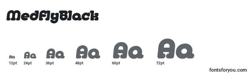 MedflyBlack Font Sizes