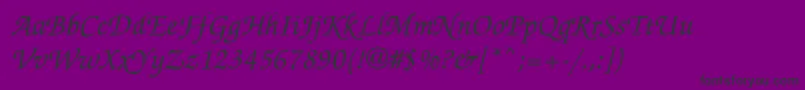 Pierre Font – Black Fonts on Purple Background