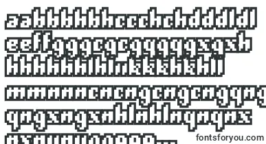Plopdumpoutline font – zulu Fonts