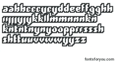 Plopdumpoutline font – rwanda Fonts