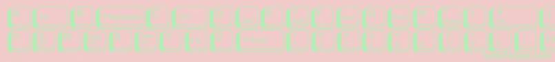 Fikey2 Font – Green Fonts on Pink Background