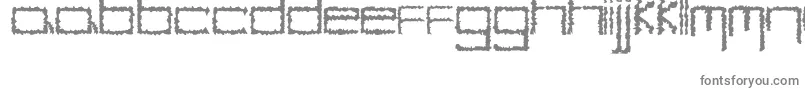 Шрифт YbHybrid – серые шрифты на белом фоне