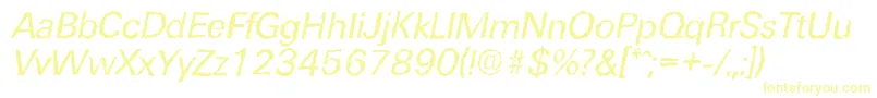 fuente UltimaterandomItalic – Fuentes Amarillas