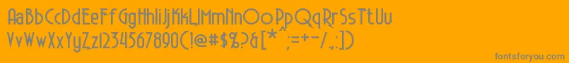 Подробнее о шрифте Electrorocket Шрифт Electrorocket – серые шрифты на оранжевом фоне