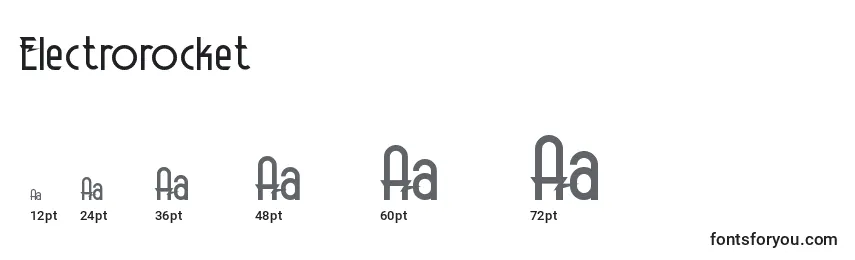Electrorocket Font Sizes