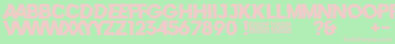 Подробнее о шрифте DoctorGlitch Шрифт DoctorGlitch – розовые шрифты на зелёном фоне