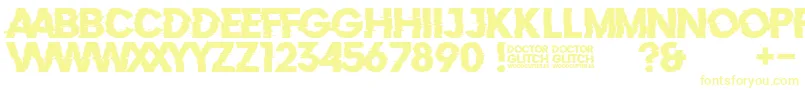 DoctorGlitch Font – Yellow Fonts