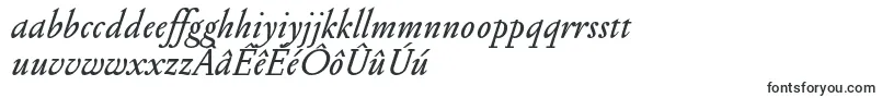 フォントPentagrammeItalic – フリジアンフォント