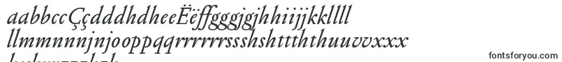 Czcionka PentagrammeItalic – czcionki n'yanja