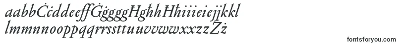 Police PentagrammeItalic – polices maltaises