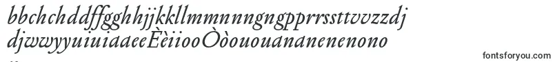 Fonte PentagrammeItalic – fontes crioulas