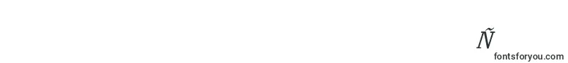 PentagrammeItalic-fontti – tadžikin fontit