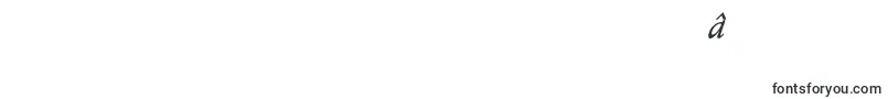 フォントPentagrammeItalic – ヘブライ文字