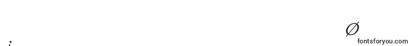 Czcionka PentagrammeItalic – czcionki sindhi
