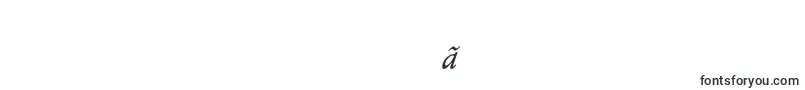 フォントPentagrammeItalic – 韓国のフォント