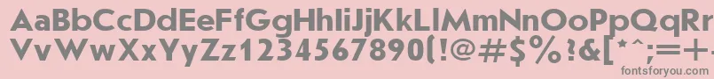 JournalSansserif110bBold Font – Gray Fonts on Pink Background