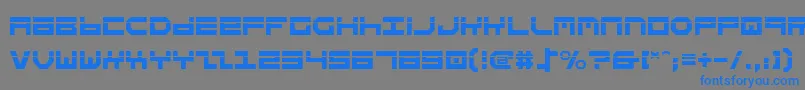 StuntmanLaser Font – Blue Fonts on Gray Background