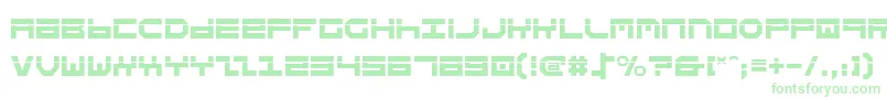 StuntmanLaser Font – Green Fonts on White Background