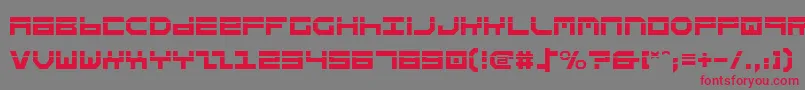 StuntmanLaser Font – Red Fonts on Gray Background