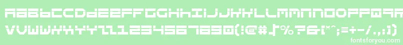 StuntmanLaser Font – White Fonts on Green Background