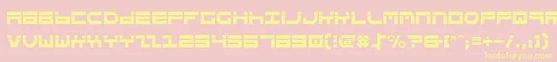 StuntmanLaser Font – Yellow Fonts on Pink Background