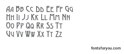 Review of the AModernocapsrg Font