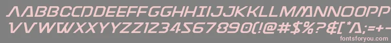 Discotechiaexpand Font – Pink Fonts on Gray Background