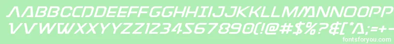 Discotechiaexpand Font – White Fonts on Green Background