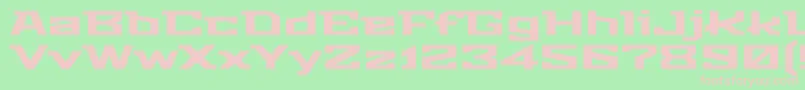 StalinistoneRegular Font – Pink Fonts on Green Background