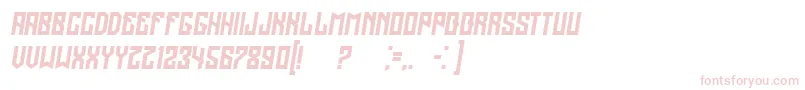 RegensburgItalic Font – Pink Fonts on White Background
