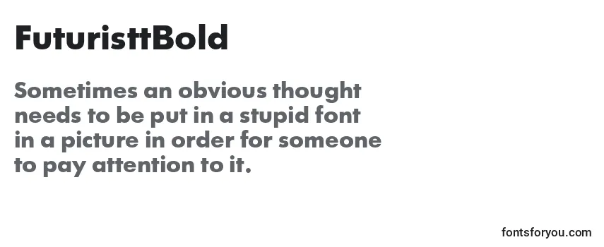 FuturisttBold-fontti
