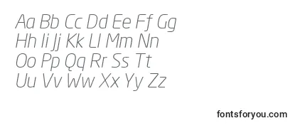 NeoSansCyrLightItalic Font