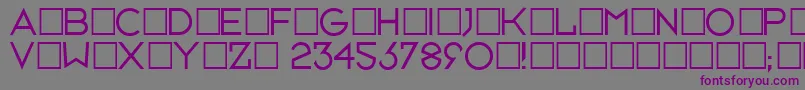 Neusixlight Font – Purple Fonts on Gray Background