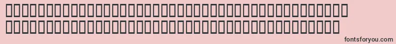 fuente WbxGrannyt2 – Fuentes Negras Sobre Fondo Rosa