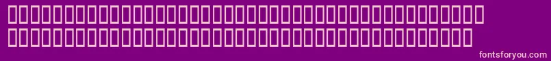 WbxGrannyt2-fontti – vaaleanpunaiset fontit violetilla taustalla