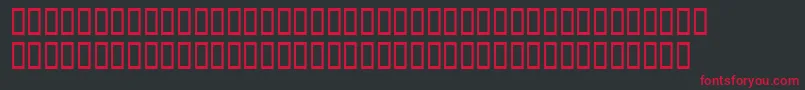 WbxGrannyt2 Font – Red Fonts on Black Background
