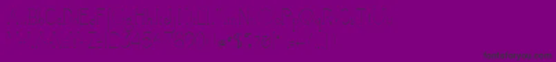 Camelotdenada Font – Black Fonts on Purple Background