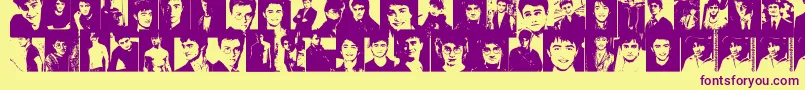 More about DanielRadcliffe Font DanielRadcliffe Font – Purple Fonts on Yellow Background