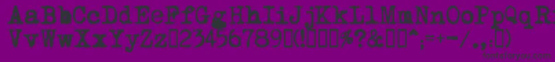 MomРѕt Font – Black Fonts on Purple Background