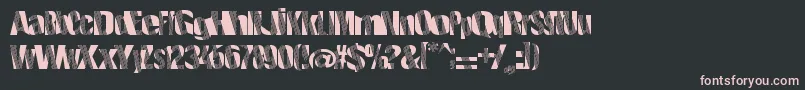 Roboticrevolution Font – Pink Fonts on Black Background