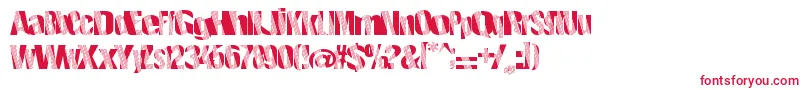 Roboticrevolution Font – Red Fonts on White Background