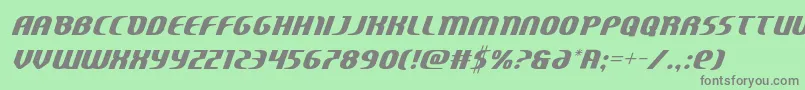 Centaurus Font – Gray Fonts on Green Background